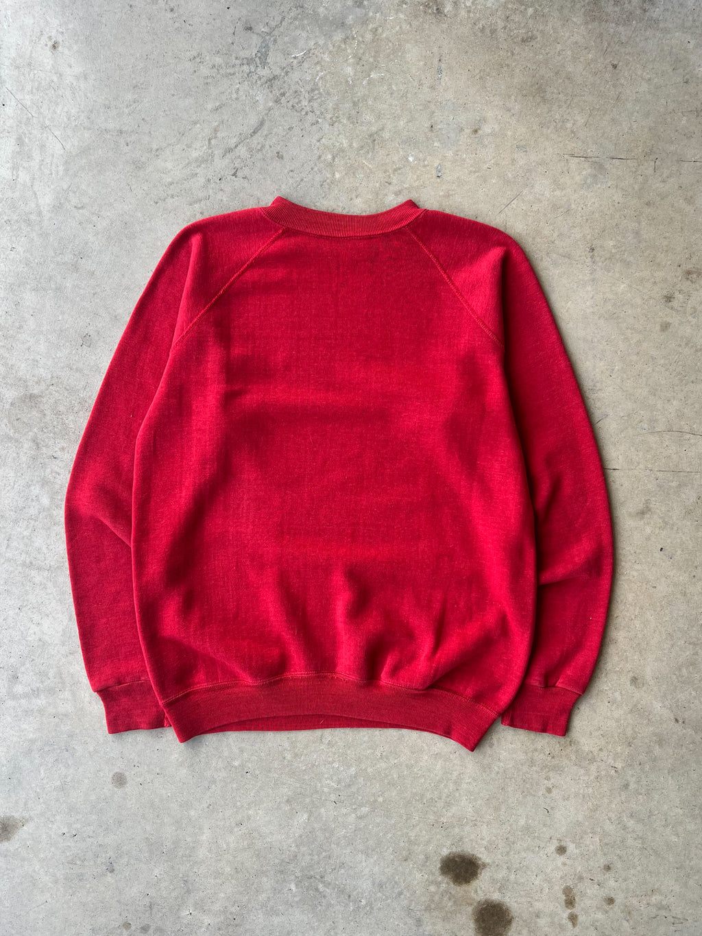 Vintage 1950s Sig Tau Gamma Red Faded Sweatshirt - (L)