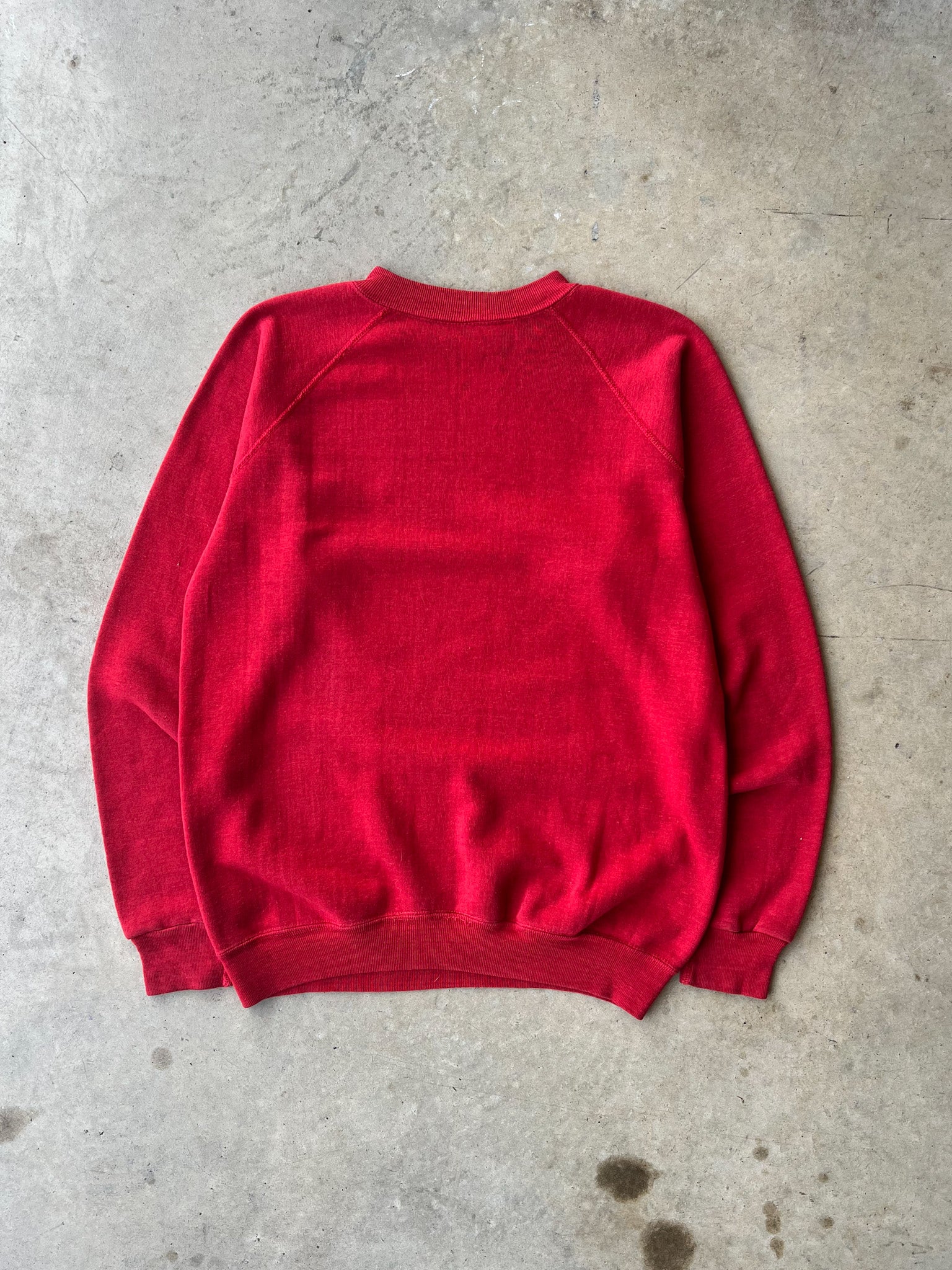 Vintage 1950s Sig Tau Gamma Red Faded Sweatshirt - (L)