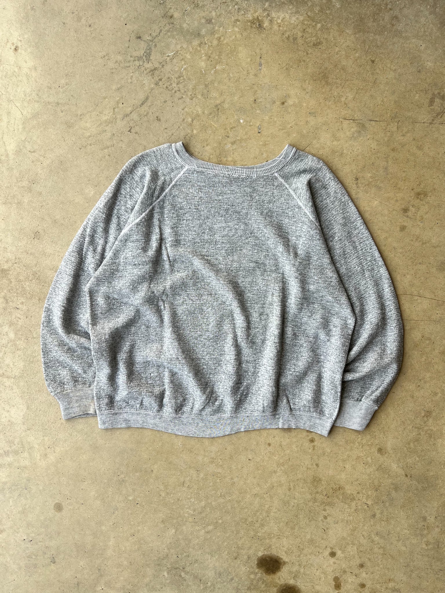 Vintage 1970s Mickey Mouse Grey Raglan Sweatshirt - (S)