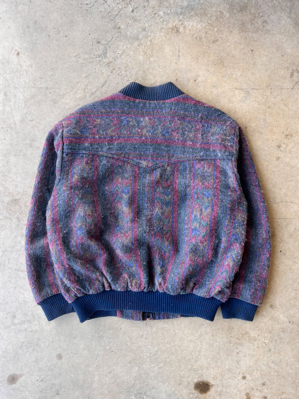 Vintage Aztec Patterned Jacket - (XL)