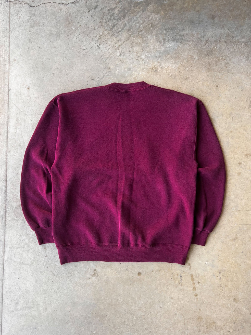 Vintage 1990s Branson Burgundy Embroidered Sweatshirt - (L)